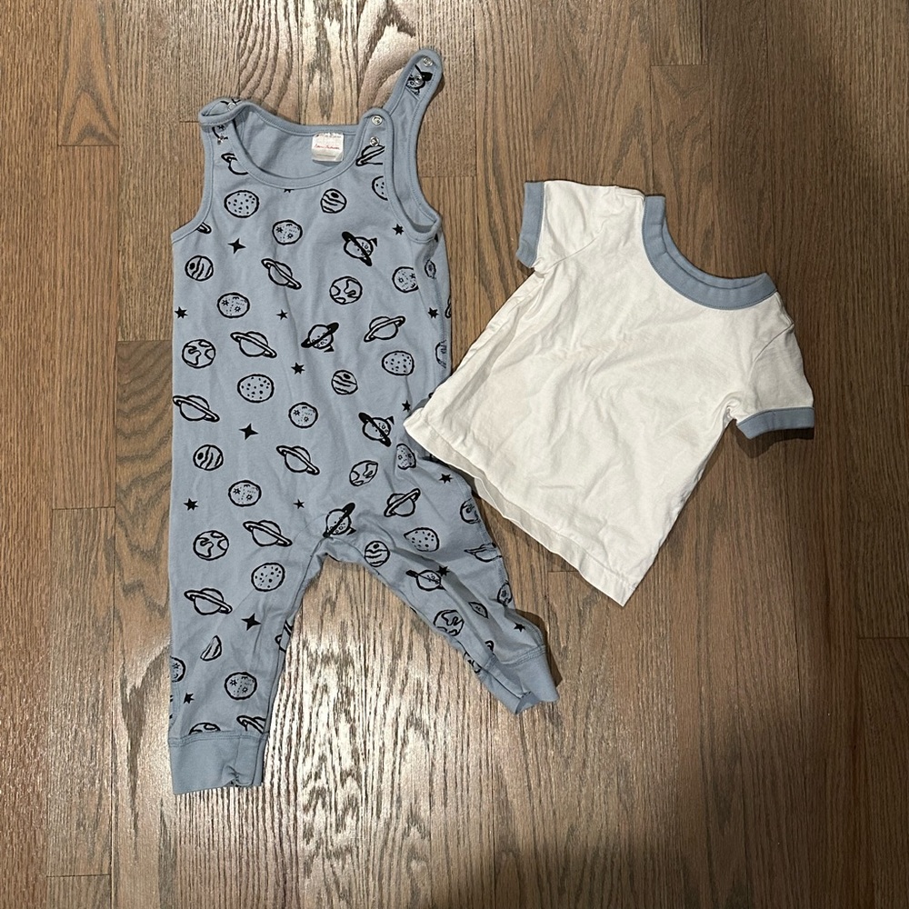 Hanna Andersson size 18-24months baby jumper with shirt